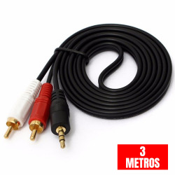 CABO AUXILIAR P2 X 2RCA 3M