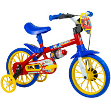 BICICLETA ARO 12 VERMELHO/AZUL