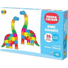 QUEBRA-CABECA DINOSSAURO ALFABETO E NUMEROS