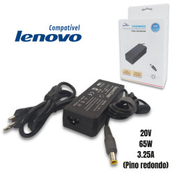 FONTE DE NOTEBOOK COMPATIVEL LENOVO 65W 20V 3.25A (7.9X5.0) D-538A