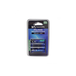 BATERIA PILHA AAA RECARREGAVEL C/4 900MAH MAX-REC3346