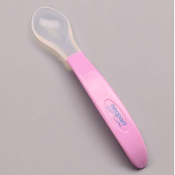 COLHER DE SILICONE ROSA