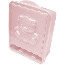 PORTA FRALDAS URSO INF. MAJESTIC ROSA