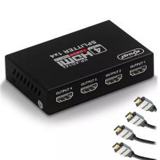 SPLITTER DISTRIBUIDOR HDMI 1X4 DIVISOR FULL HD 1.4 3D