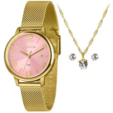 RELOGIO PULSO LINCE - QUARTZ,ANLGO.CX.MET