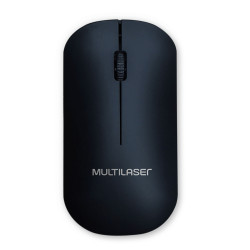 MOUSE SEM FIO SLIM 1200dpi 3 BOTOES PRETO- MO307