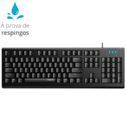 TECLADO USB COM FIO RA018 PRETO