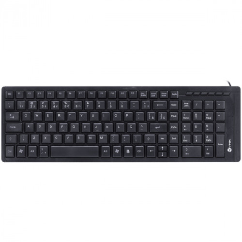 TECLADO USB CHOCOLATE MULTIMIDIA DYNAMIC ABNT2 CABO 1.8M PRETO