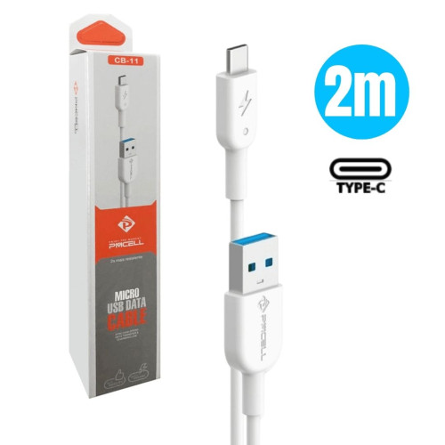 CABO DE DADOS USB PMCELL TIPO-C 2M