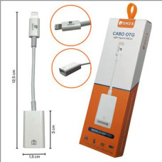 CABO ADAPTADOR OTG USB FEMEA X IPHONE MACHO