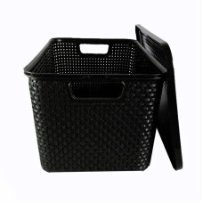 ORGANIZADOR RATTAN C/TAMPA 20