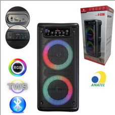 CAIXA DE SOM BLUETOOTH 20W SD/MP3/PENDRIVE/FM