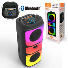 CAIXA DE SOM BLUETOOTH 20W RGB PENDRIVE/FM/MIC